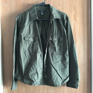 Cute forest green shacket